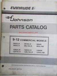 Evinrude-Johnson 1978 Parts Catalog 9-12 HP Commercial, katso tarkemmat mallimerkinnät kuvista.