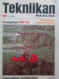Tekniikan Maailma 1968 nr 13 -mm. Finnairin Super Carawelle OH-LSA, DAF 55 De Luxe, Jokamiehen kortteliohjus OH XYV, Halpa Perämoottorikimara, Uusia malleja Toyota