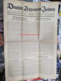 Deutsche Allgemeine Zeitung 8.7.1944, saksalainen II Maailmansodan aikainen päivälehti, sis. mm. kuvat vangituista Liittoutuneiden maihinnousujoukoista, Euroopan