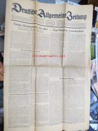 Deutsche Allgemeine Zeitung 9.7.1944, saksalainen II Maailmansodan aikainen päivälehti, sis. mm. Totaler Kriegseinsatz für all!, Mit allen Mitteln zum Ziege
