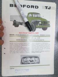 Bedford TJ / J4L, J4E keskiraskas yleiskuljetusauto -myyntiesite
