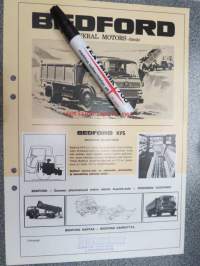 Bedford KFS raskaampiin kuljetuksiin -myyntiesite