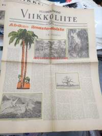 Helsingin Sanomat Viikkoliite 1934 nr 52, 30.12.1934, sis. mm. seur. artikkelit; J.M. Angervo - Afrikan ilmasto-olosuhteet, Kalenteriuudistuksesta, Vanhojen ja