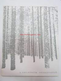 A. Ahlström Oy - A Description of the company today and it´s various forms of activity, the result of a century-long development -Ahlströmin monipuolisen