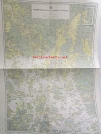 Merikartta Saaristomeri Rymättylä-Rimito - Kustavi-Gustavs 1:50 000 ( järjestelmä A ) takana myös Innamo -Pärnainen, katso kuvista tarkempi sisältö