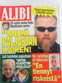 Alibi 2008 nr 5 -mm. HIV-tartuttaja Aki Hakkarainen, 