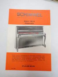 Schimmel 108/10 Chippendale piano -myyntiesite