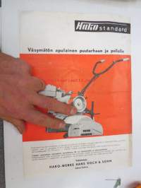 Hako Standard puutarhatraktori -myyntiesite