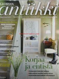 Glorian antiikki 2012 nr 7, sis. mm. seur. artikkelit / kuvat / mainokset; Björn Weckström Lapin kultahipuista koruiksi, Raatihuone Rauman symboli, Arjen