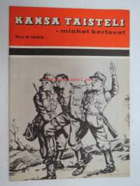 Kansa Taisteli 1965 nr 6 sis. seur. artikkelit; Reino Penttinen - Varusmiesjoukko tulikasteessa, Ossi Pulkkinen - Omelian mottia kukistamassa, Veikko Savolainen -