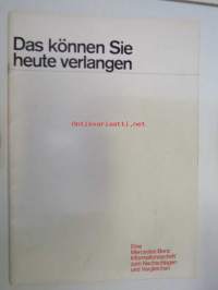 Mercedes-Benz - Das können Sie heute verlangen - Eine Mercedes-Benz zum Nachschlagen und Vergleichen -myyntiesite