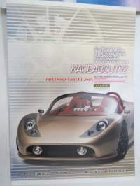 Raceabout 02 Helsingin ammattikorkeakoulu autolaboratorio urheiluautoprojekti -esite