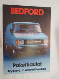 Bedford Blitz 250, 280, 350 pakettiautot - tyylikkyyttä ammattimiehille -myyntiesite