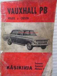 Vauxhall PB Velox ja Cresta Käsikirja