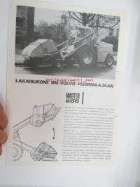 Master 600 lakaisukone BM-Volvo-kuormaajaan -myyntiesite