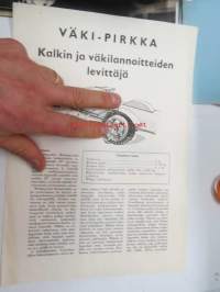 Väki-Pirkka Kalkin ja väkilannoitteiden levittäjä -myyntiesite