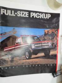 Chevrolet Full-Size Trucks 1987 -myyntiesite