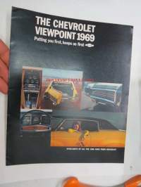 Chevrolet 1969 Viewpoint -myyntiesite, vuoden 1969 mallisto