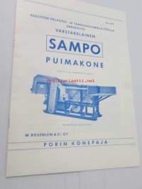 Sampo puimakone -myyntiesite N:o 379