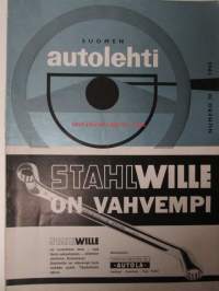 Suomen Autolehti 1965 nr 10, sis. mm. seur. artikkelit / kuvat / mainokset; Büssing-vetovaunu Commodore SS, Saab näyttely, Oskilloskooppi sytytysjärjestelmän
