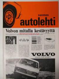 Suomen Autolehti 1970 nr 6-7, sis. mm. seur. artikkelit / kuvat / mainokset; Ford Pinto, Peugeot 304 Coupe ja Cabriolet, Hiab 950, Ajokki, katso sisältö kuvista