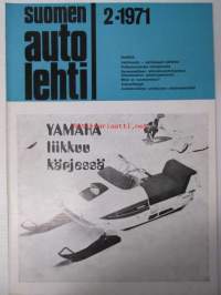 Suomen Autolehti 1971 nr 2, sis. mm. seur. artikkelit / kuvat / mainokset; ABS järjestelmä lukkituimisen estämiseksi, Daimler-Benz pakettiautot L 206 D/ L 306