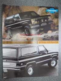 Chevrolet Blazer Full-Size 1987 -myyntiesite