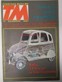 Tekniikan Maailma 1967 nr 11 sis. mm. seur. artikkelit / kuvat / mainokset; Stereokuuntelussa tarvitaan dekooderi, Retkiauto R4,