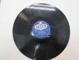 Decca SD 5371 Seija Eskola - Posetiivarin tyttö / Isä ja lapsi - Peppina ja Kauko Käyhkö -savikiekkoäänilevy, 78 rpm