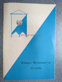Riihimäen Mieslaulajat ry 20 vuotta