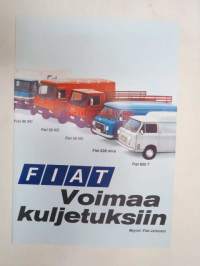 Fiat 90 NC, 50 NC, 238 Mira, 850 T - voimaa kuljetuksiin -myyntiesite