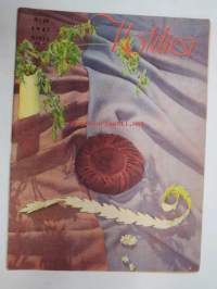 Kotiliesi 1947 nr 18, 15.9.1947, sis. mm. seur artikkelit / kuvat / mainokset; Kangas / Selecta kirjepaperi, Naiset