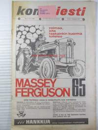 Koneviesti 1964 nr 1 -mm. Liekinheitin maatalouskoneena, Siilotyyppinen varastokuivuri, Ojalinko - uutuuslaite ojien avaamiseen,