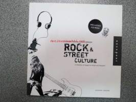Rock & Street Culture - Design parts sourcebook - A Collection of images for Artists and Designers (Includes CD-ROM) -erilaisia valmiita kuvioita tatuointeihin,