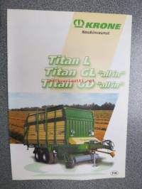 Krone noukinvaunut Titan L, Titan GL, Titan GD -myyntiesite