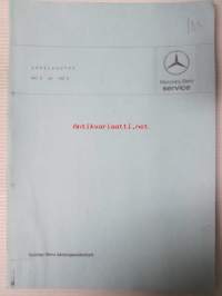 Mercedes-Benz Jakeluautot 407 D, 409 D, huoltotöiden johdantovihko, katso kuvista sisältö tarkemmin