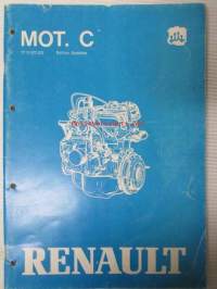 Renault Reparationshandbok Motorer (bensin) 4-cylindriga - gjutna, katso kuvista sisältö ja moottorityypit tarkemmin