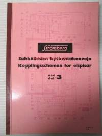 Strömberg Sähköliesien kytkentäkaavoja osa 3 / Kopplingsscheman för elspisar