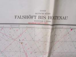 Merikartta Ostsee Deutsche Küste Falshöft Bis Holtenau