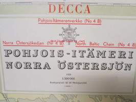 Itämeri Pohjois-Itämeri / Norra Östersjön 1:500 000 - Merikartta