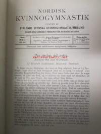 Nordisk kvinnogymnastik 1939 - sidottu vuosikerta