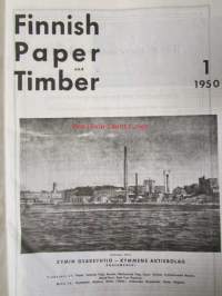 Finnish Paper and Timber 1950 -sidottu vuosikerta