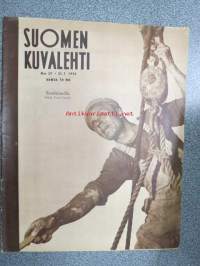 Suomen Kuvalehti 1956 nr 29, 21.7.1956, sis. mm. seur. artikkelit / kuvat / mainokset; Bacimycin, Kisa laatusokeria, Tokeita oppikirjatehtailulle...
