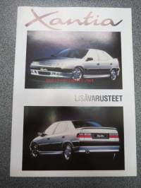 Citroën Xantia Lisävarusteet -myyntiesite