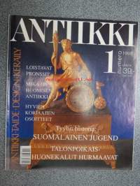 Antiikki 1993 nr 1 - antiikki, taide, design, keräily