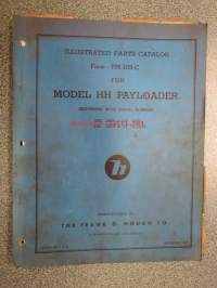 Hough Model HH Payloader (Beginning with serial number 18C 1889 & up gas, 19C 1379 & up diesel) Illustrated Parts Catalog form - PM-HH-C -varaosaluettelo