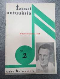 Usko Hurmerinta tanssiuutuuksia nr 2 -levy- ja tanssiuutuudet / iskusävelmät