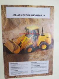 JCB 415 pyöräkuormaaja -myyntiesite