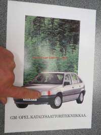 GM / Opel katalysaattoritekniikkaa -myyntiesite