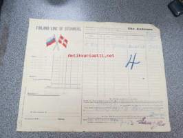 Finland Line of Steamers,